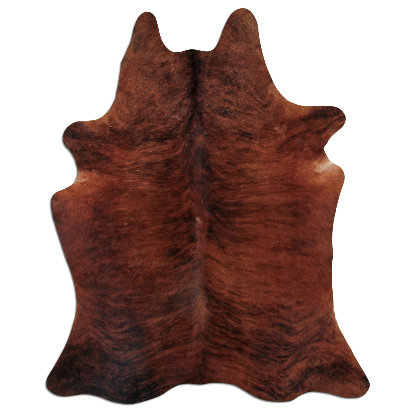 Kuhfell - L210 x B170 cm - braun schwarz