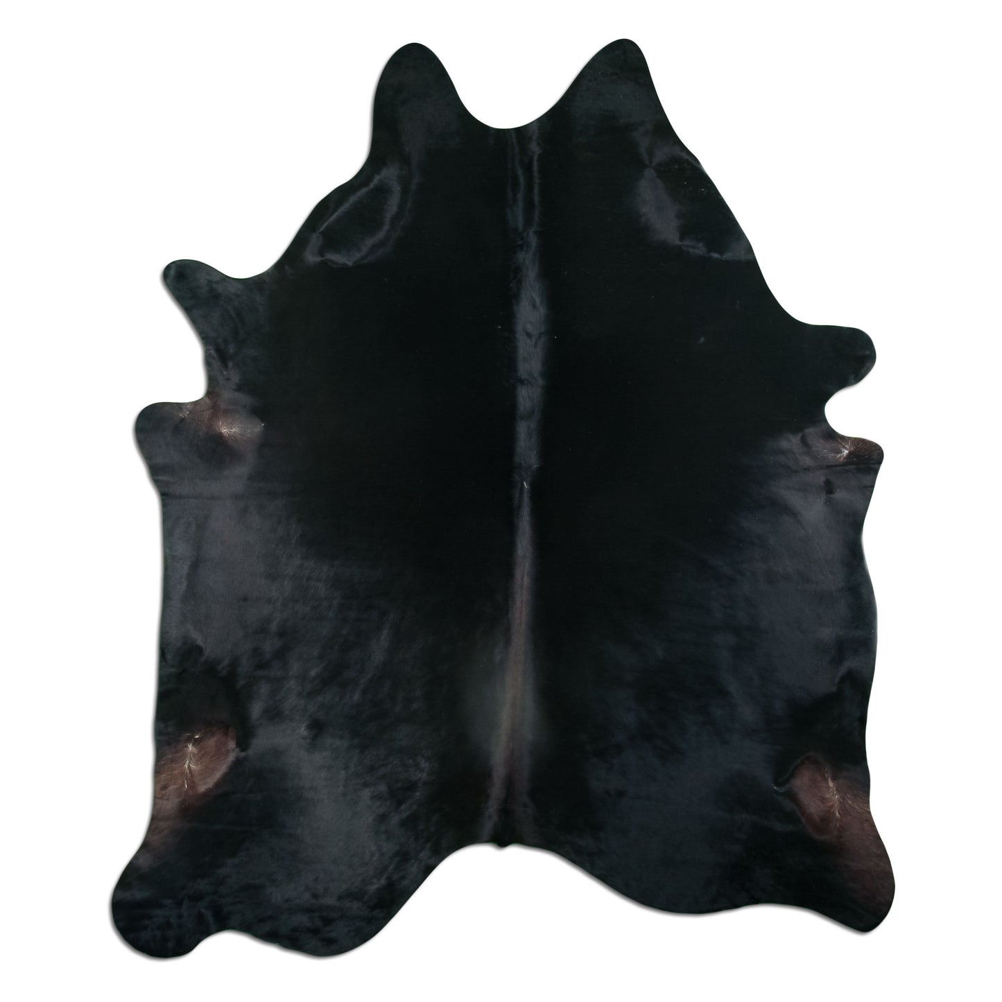 Kuhfell - L210 x B180 cm - schwarz braun