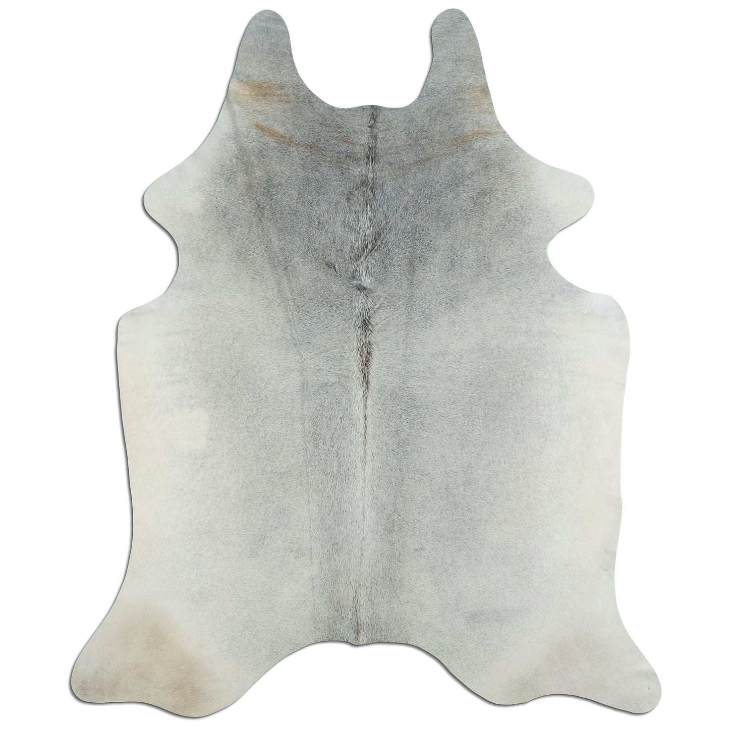 Kuhfell Teppich - L210 x B178 cm - grau