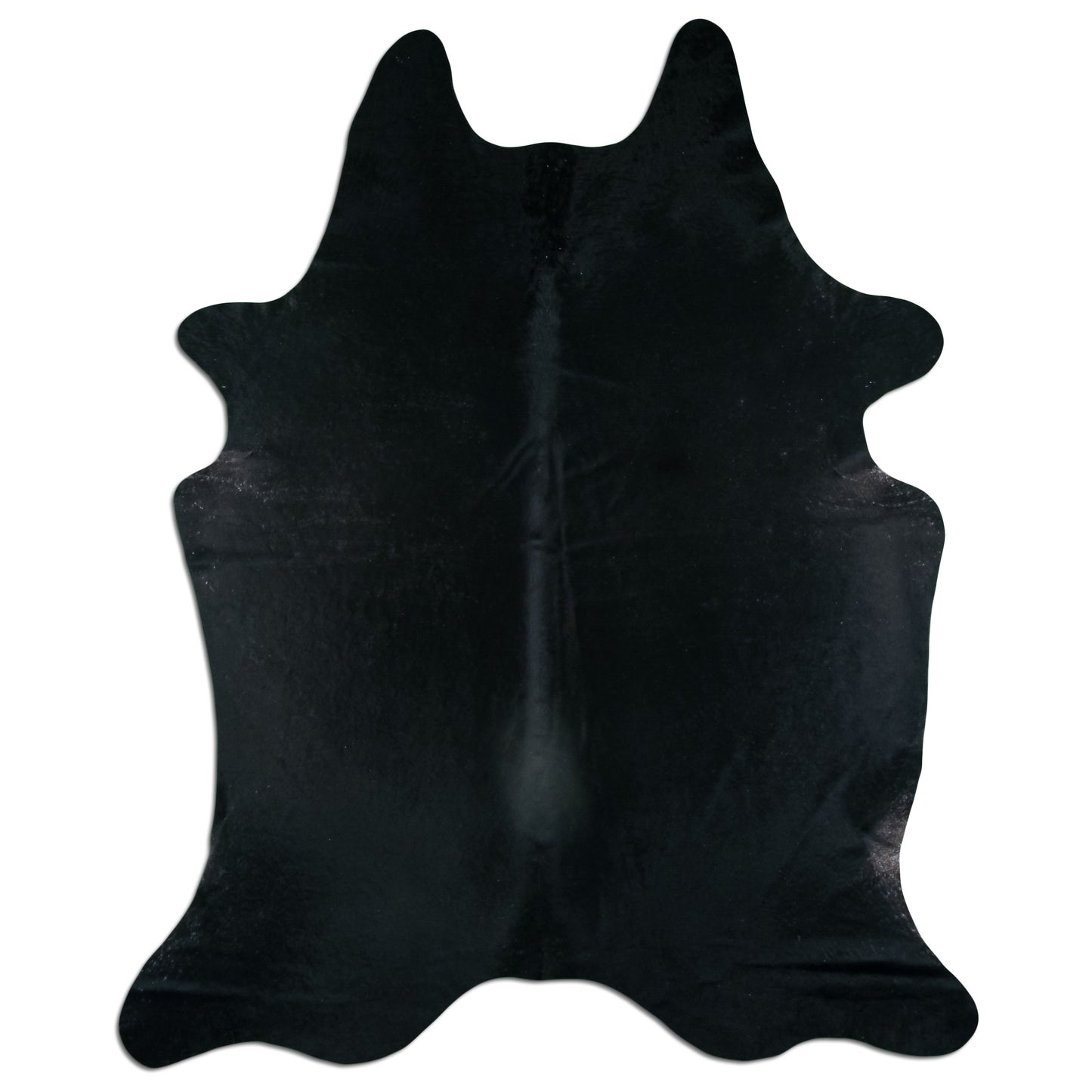 Kuhfell Teppich - L240 x B180 cm - schwarz