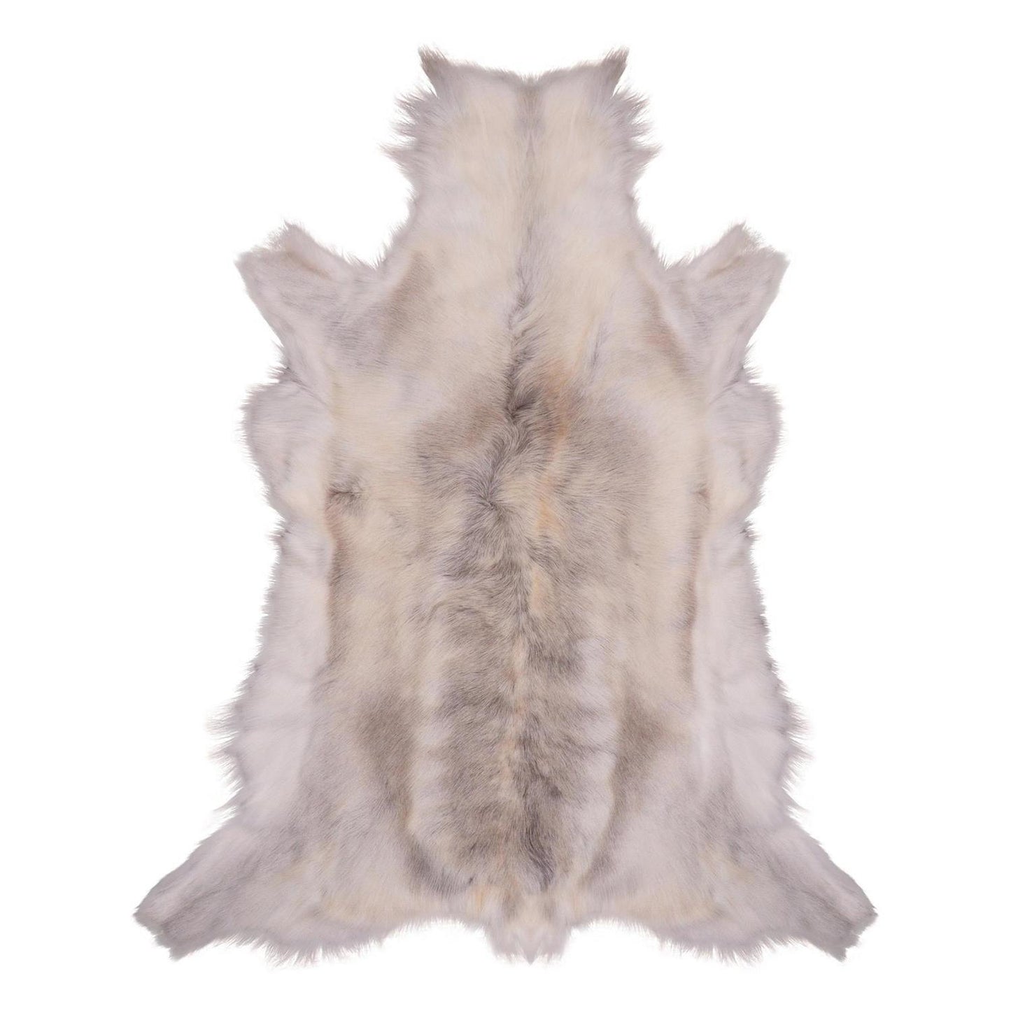 Rentierfell original aus Skandinavien, hell, L (110-135 cm)