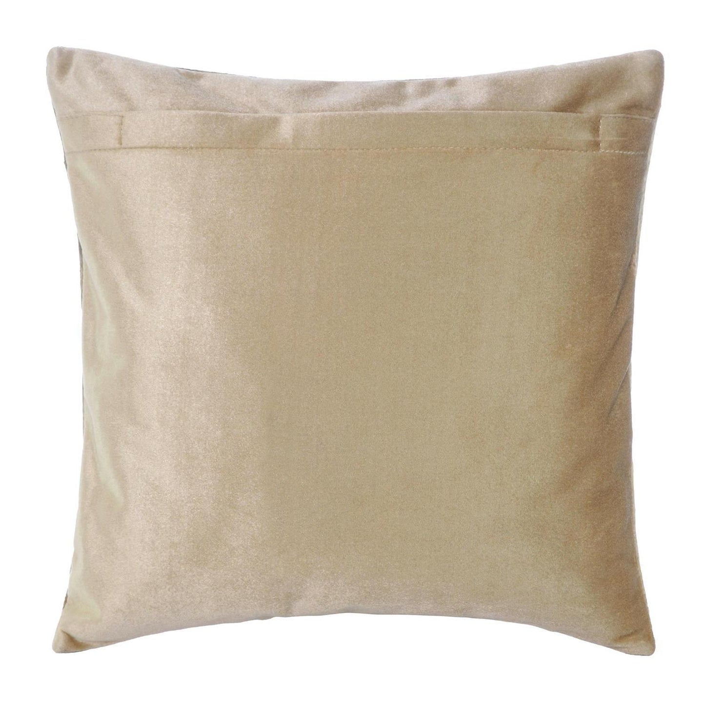 Patchwork Kuhfell Kissen, 40x40cm, Trigon hellbraun exotic