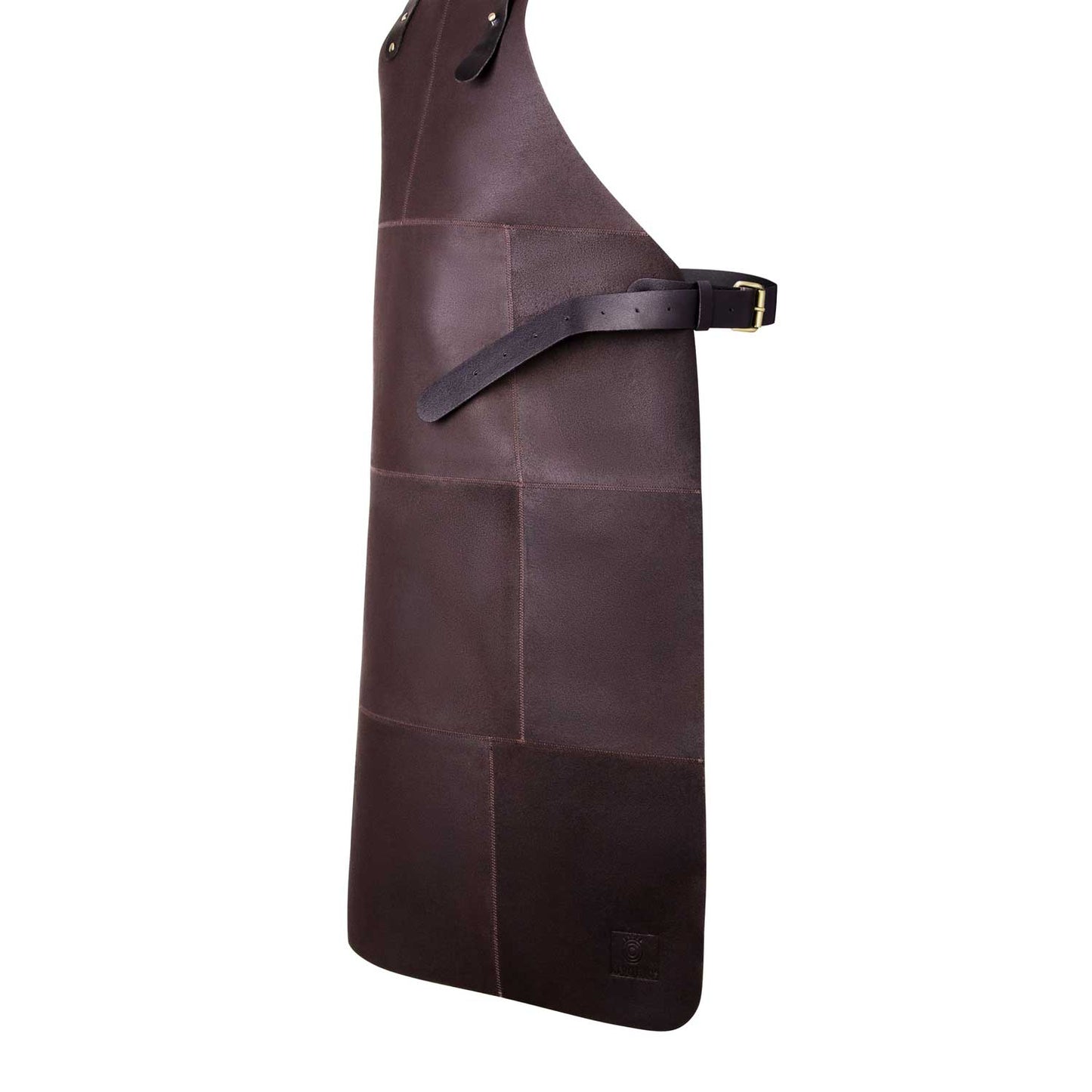 Livorio Lederschürze aus 100% echtem Leder, braun