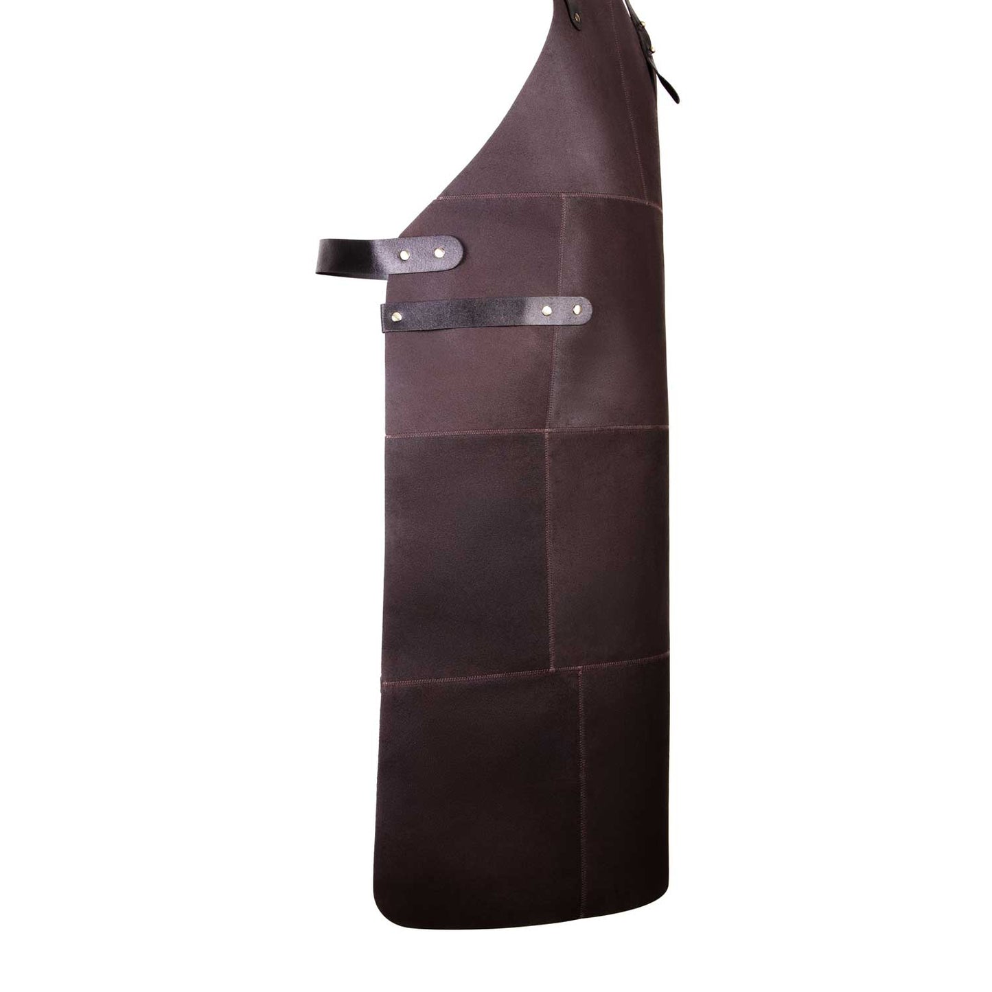 Livorio Lederschürze aus 100% echtem Leder, braun