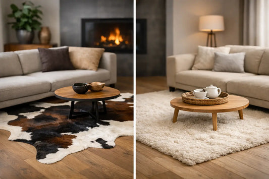 Kuhfell Teppich oder Wolle - was passt besser?