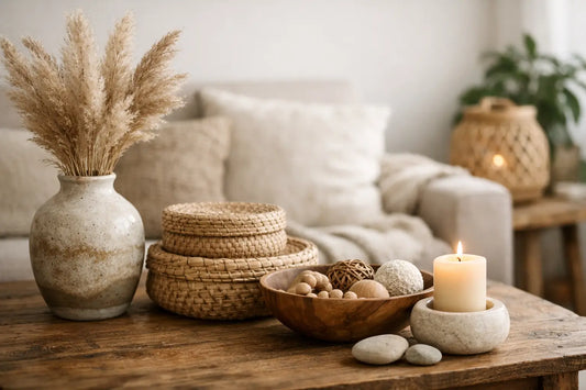 Natürliche Wohnaccessoires Trends mit Charakter