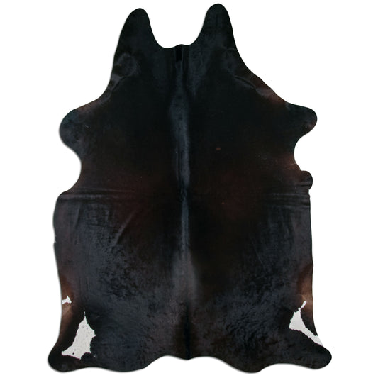 Kuhfell  - L240 x B180 cm - schwarz braun weiß