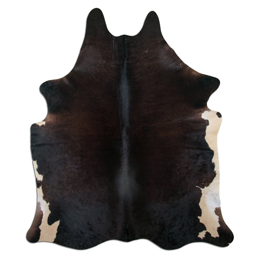 Kuhfell  - L210 x B178 cm - schwarz braun weiß
