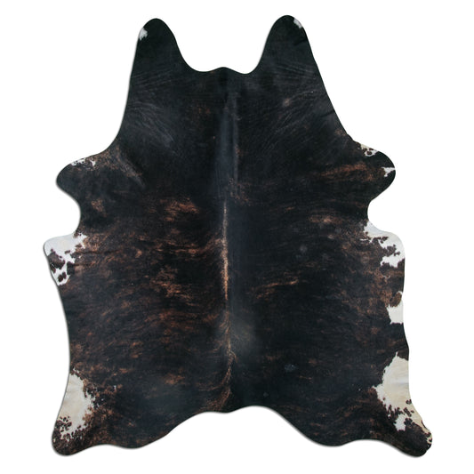 Kuhfell  - L210 x B180 cm - schwarz braun weiß