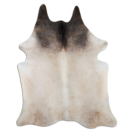 Kuhfell  - L211 x B178 cm - grau schwarz