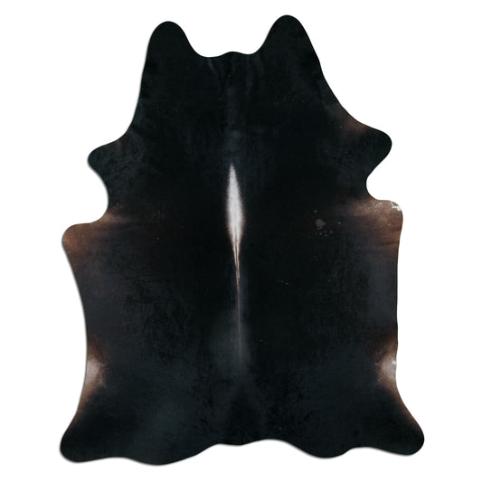 Kuhfell  - L212 x B177 cm - schwarz braun weiß
