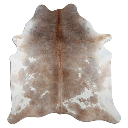 Kuhfell  - L210 x B200 cm - grau braun