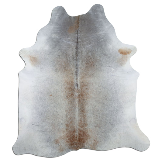 Kuhfell  - L211 x B185 cm - grau