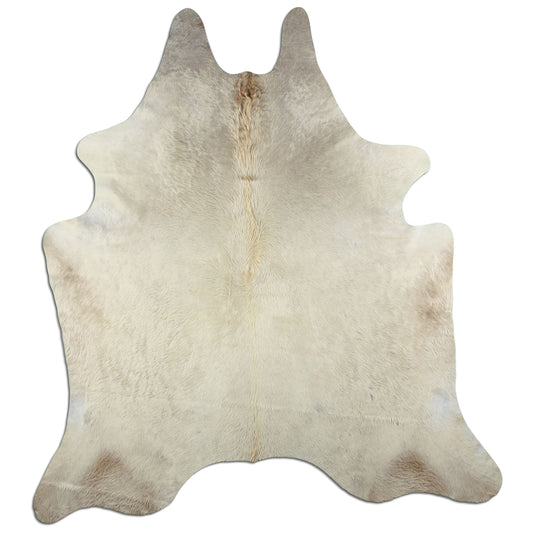 Kuhfell  - L238 x B210 cm - champagner grau