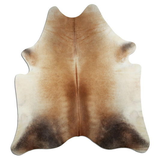 Kuhfell  - L210 x B200 cm - grau braun