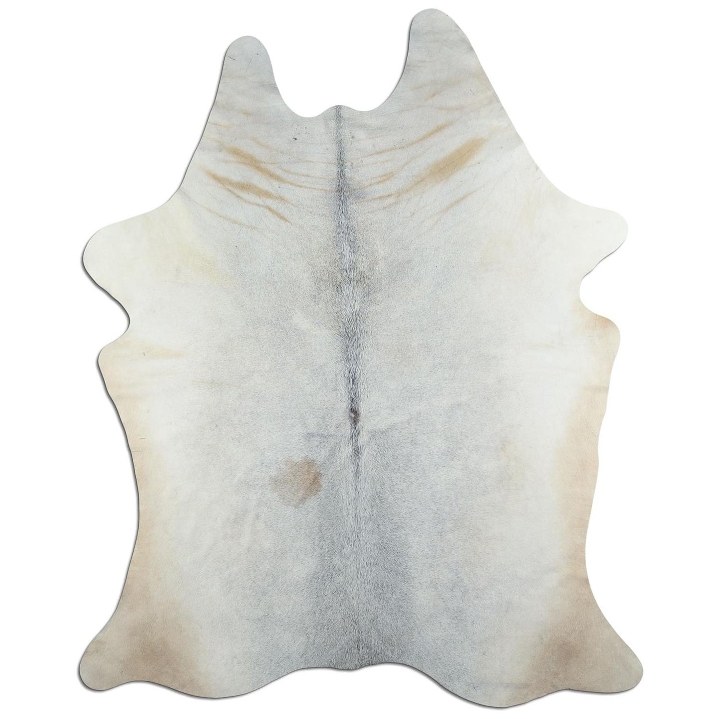 Kuhfell Teppich - L215 x B180 cm - grau