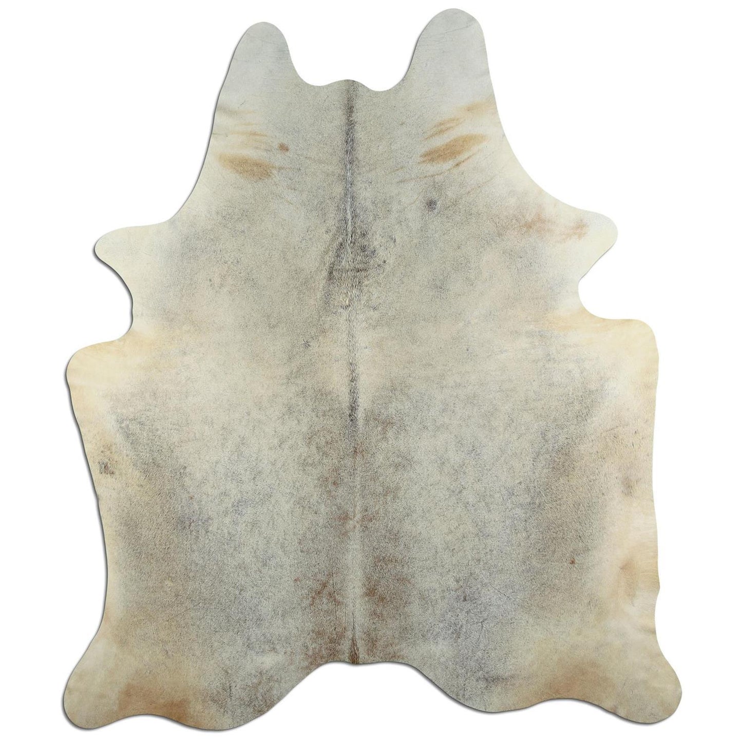 Kuhfell Teppich - L230 x B185 cm - grau