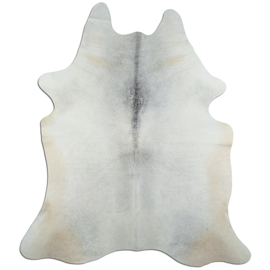 Kuhfell Teppich - L210 x B180 cm - grau