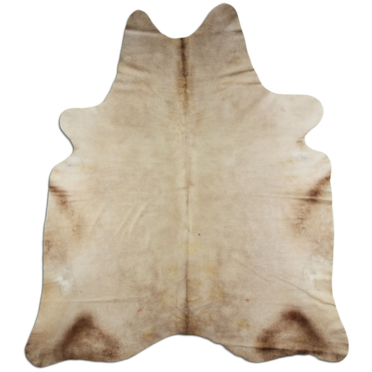 Kuhfell Teppich - L240 x B210 cm - champagner braun