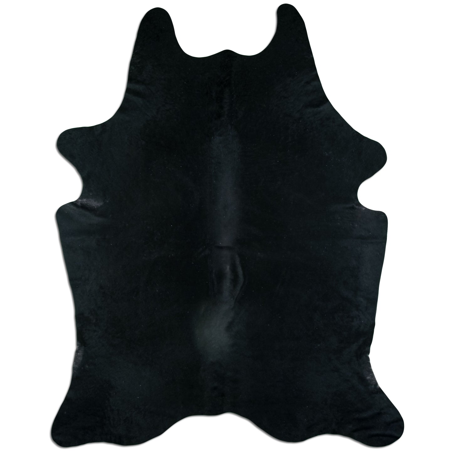 Kuhfell Teppich - L240 x B180 cm - schwarz