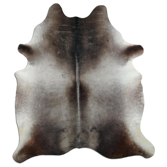 Kuhfell Teppich - L235 x B205 cm - dunkelgrau braun