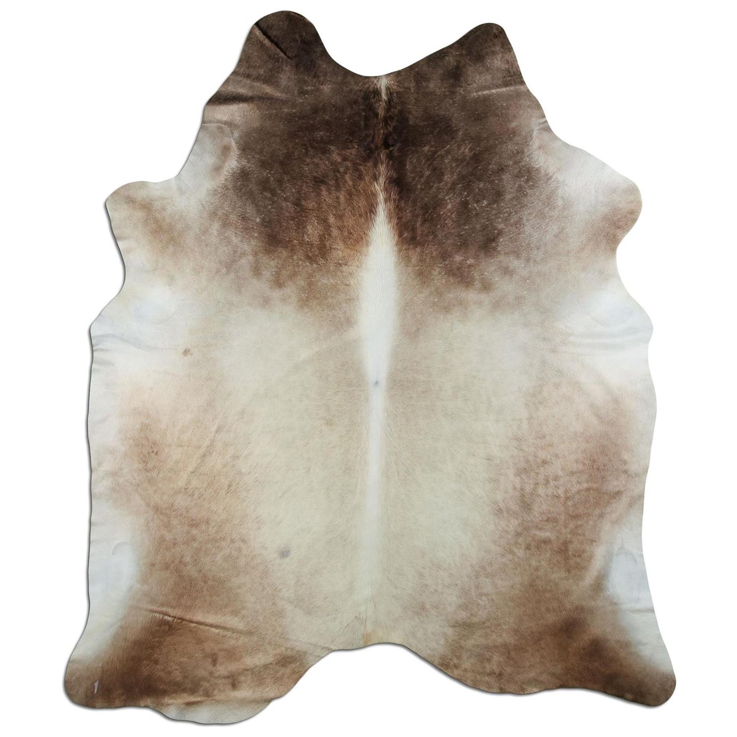 Kuhfell Teppich - L245 x B207 cm - hellbraun beige