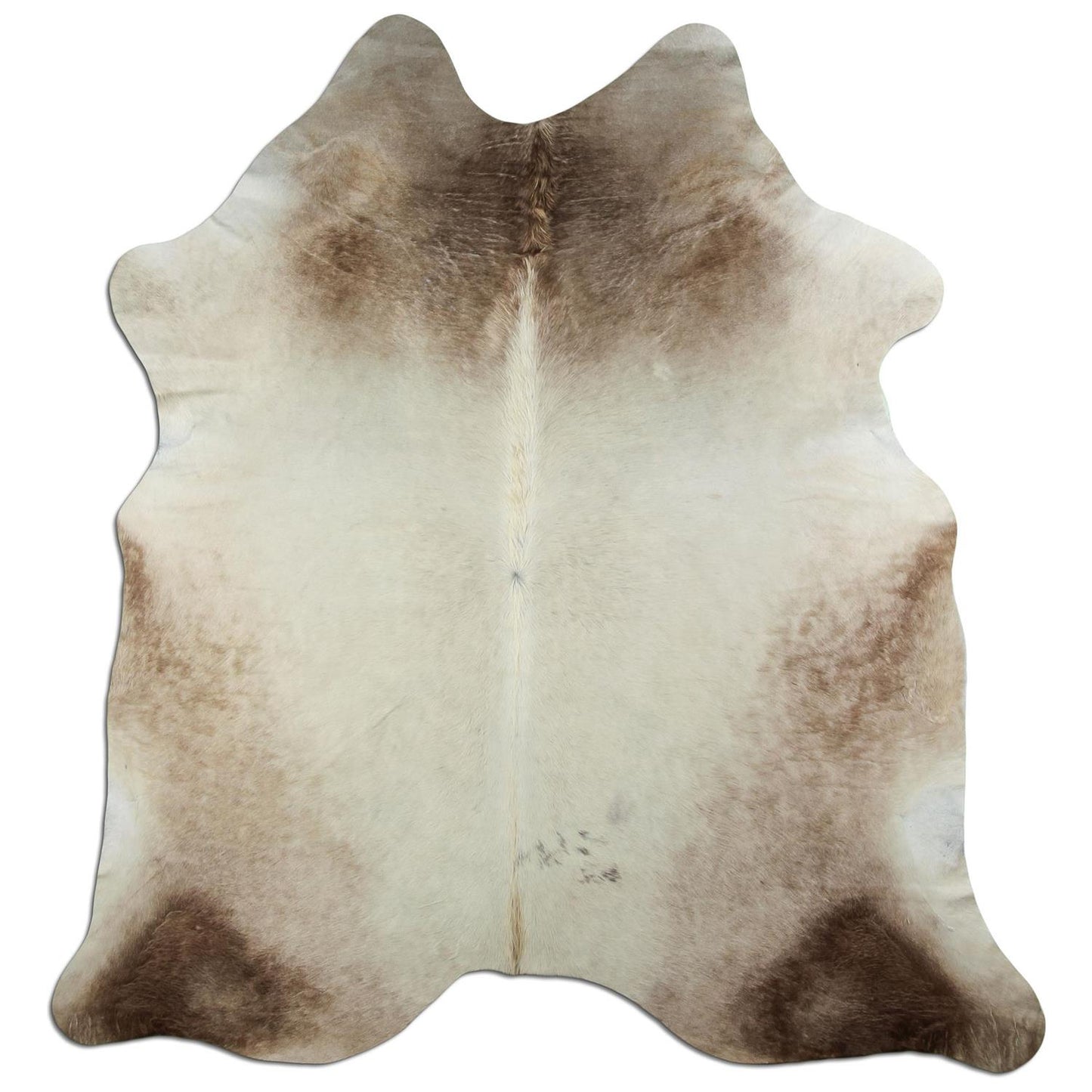 Kuhfell Teppich - L240 x B220 cm - beige braun