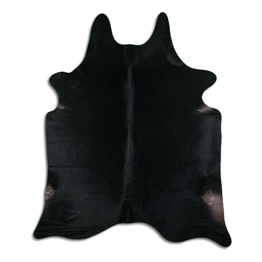 Kuhfell Teppich - L220 x B180 cm - schwarz weiss