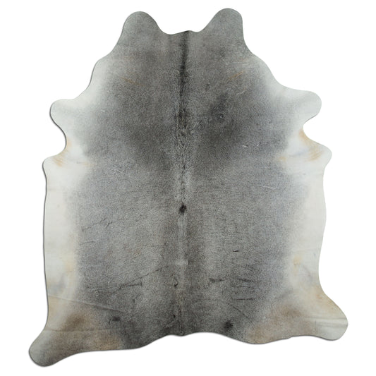 Kuhfell Teppich - L215 x B185 cm - grau smoke