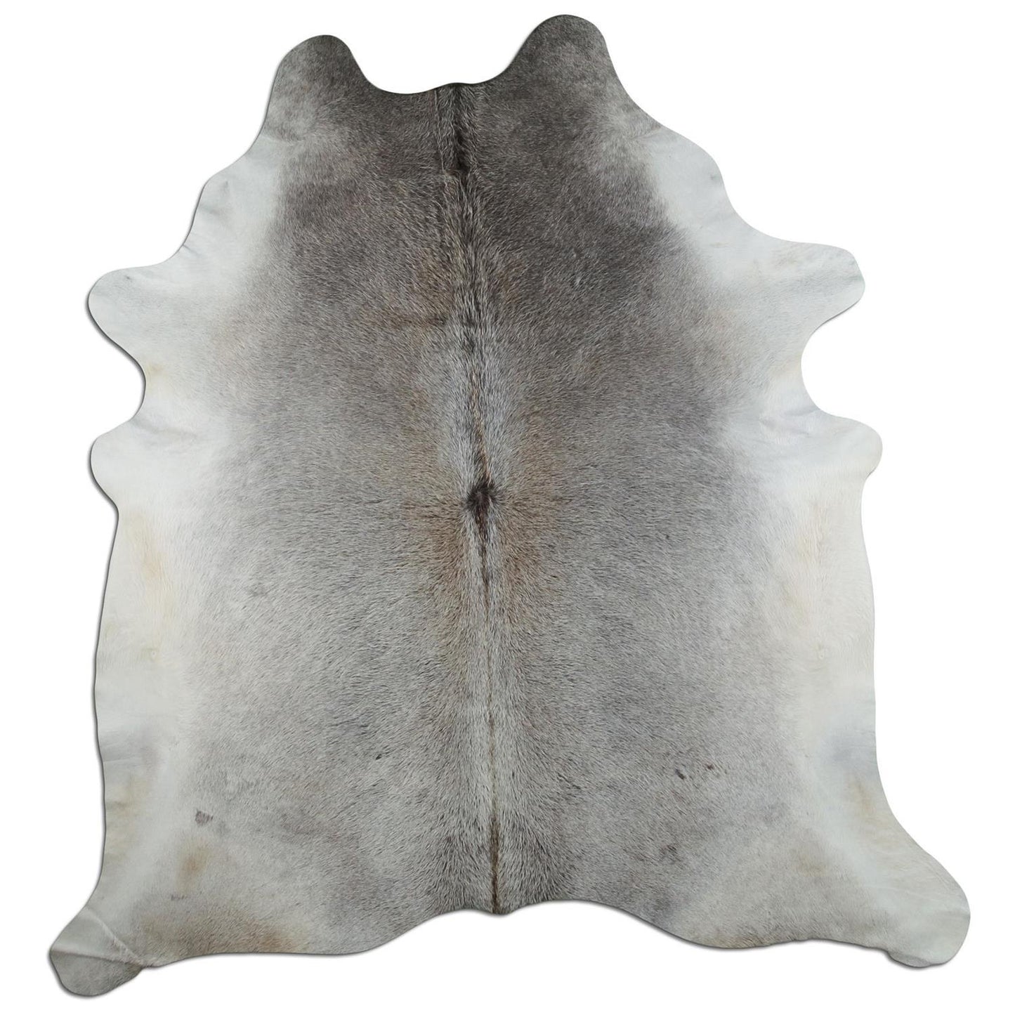 Kuhfell Teppich - L230 x B210 cm - hellgrau
