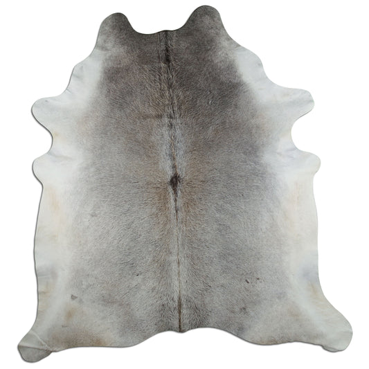 Kuhfell Teppich - L230 x B210 cm - hellgrau