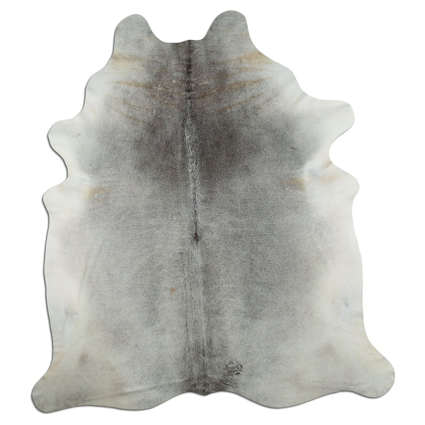 Kuhfell Teppich - L240 x B210 cm - hellgrau