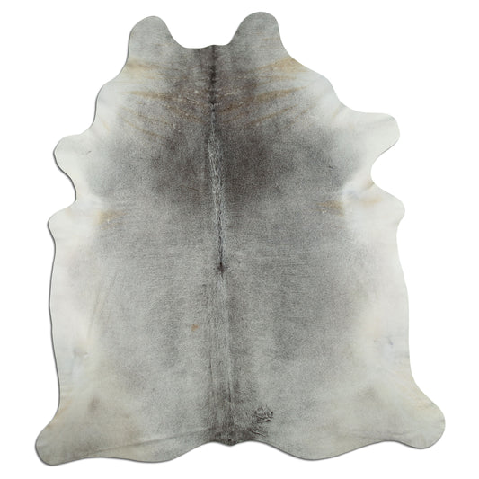 Kuhfell Teppich - L240 x B210 cm - hellgrau