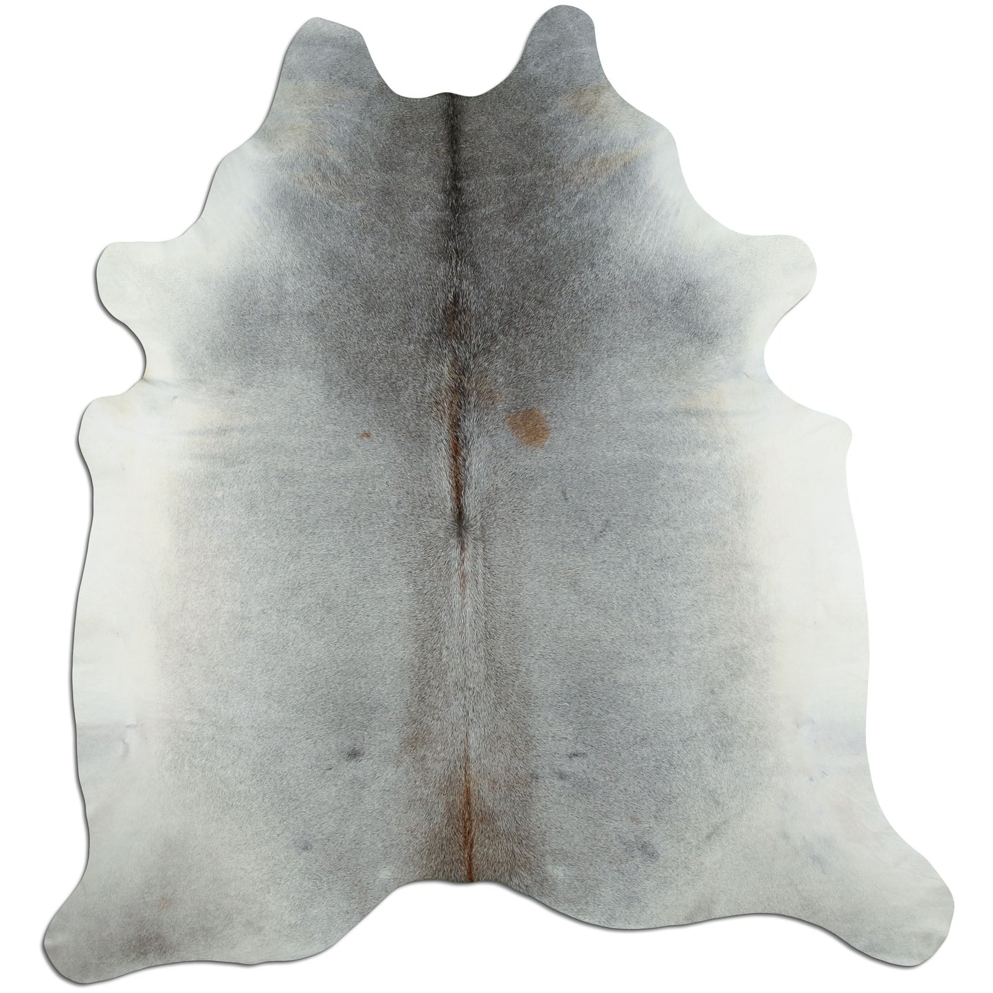 Kuhfell Teppich - L240 x B210 cm - grau