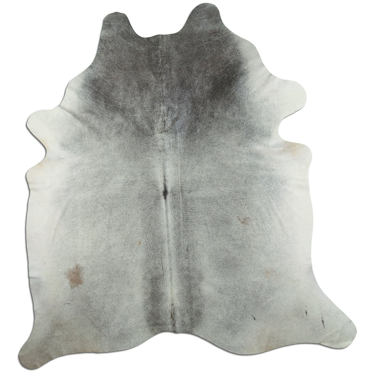 Kuhfell Teppich - L240 x B210 cm - grau braun