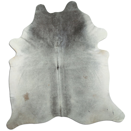 Kuhfell Teppich - L240 x B210 cm - grau braun