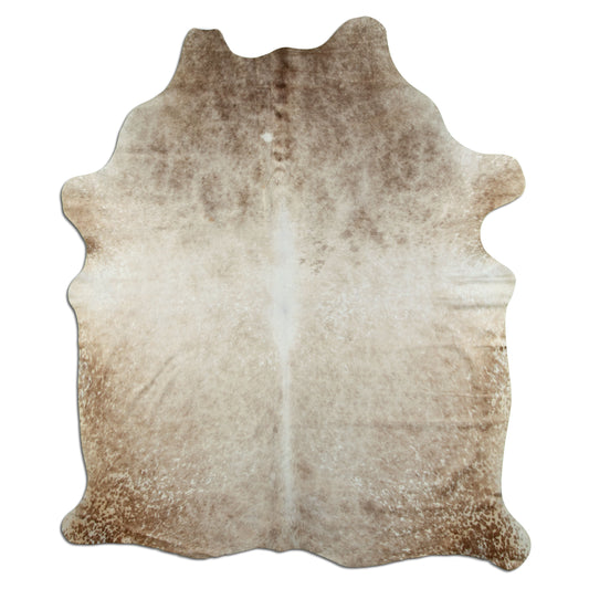Kuhfell Teppich - L210 x B180 cm - braun weiß