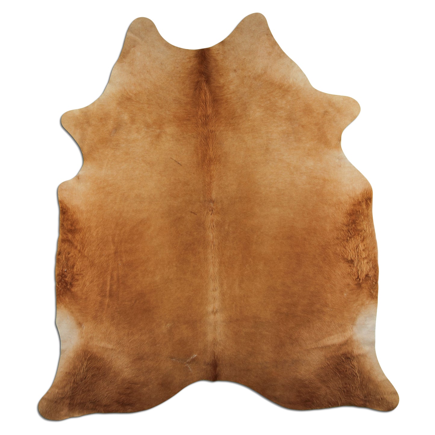 Kuhfell Teppich - L230 x B200 cm - hellbraun