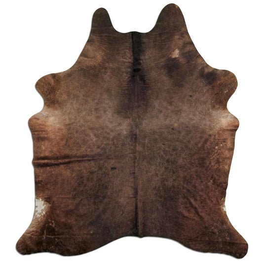 Kuhfell Teppich - L190 x B210 cm - braun