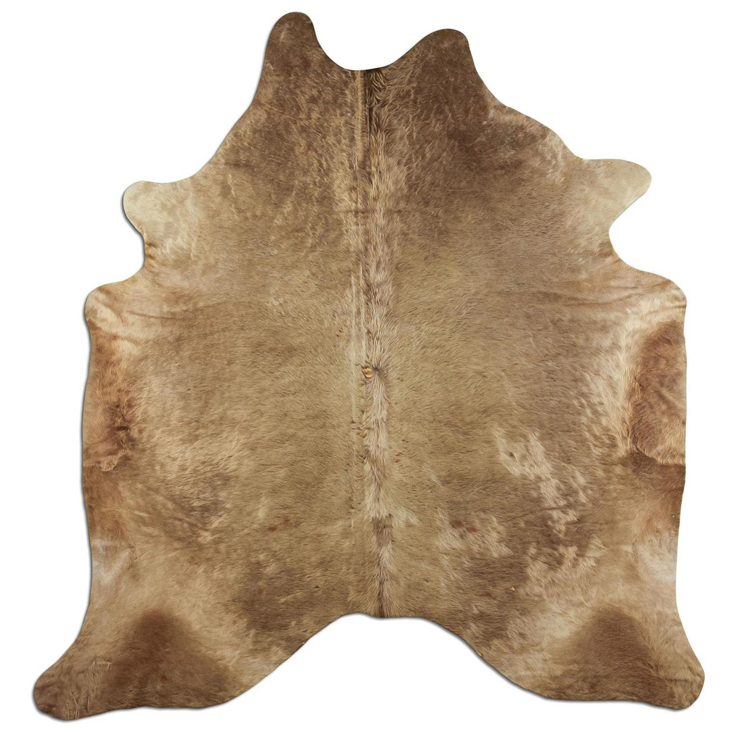Kuhfell Teppich - L195 x B210 cm - beige karamell