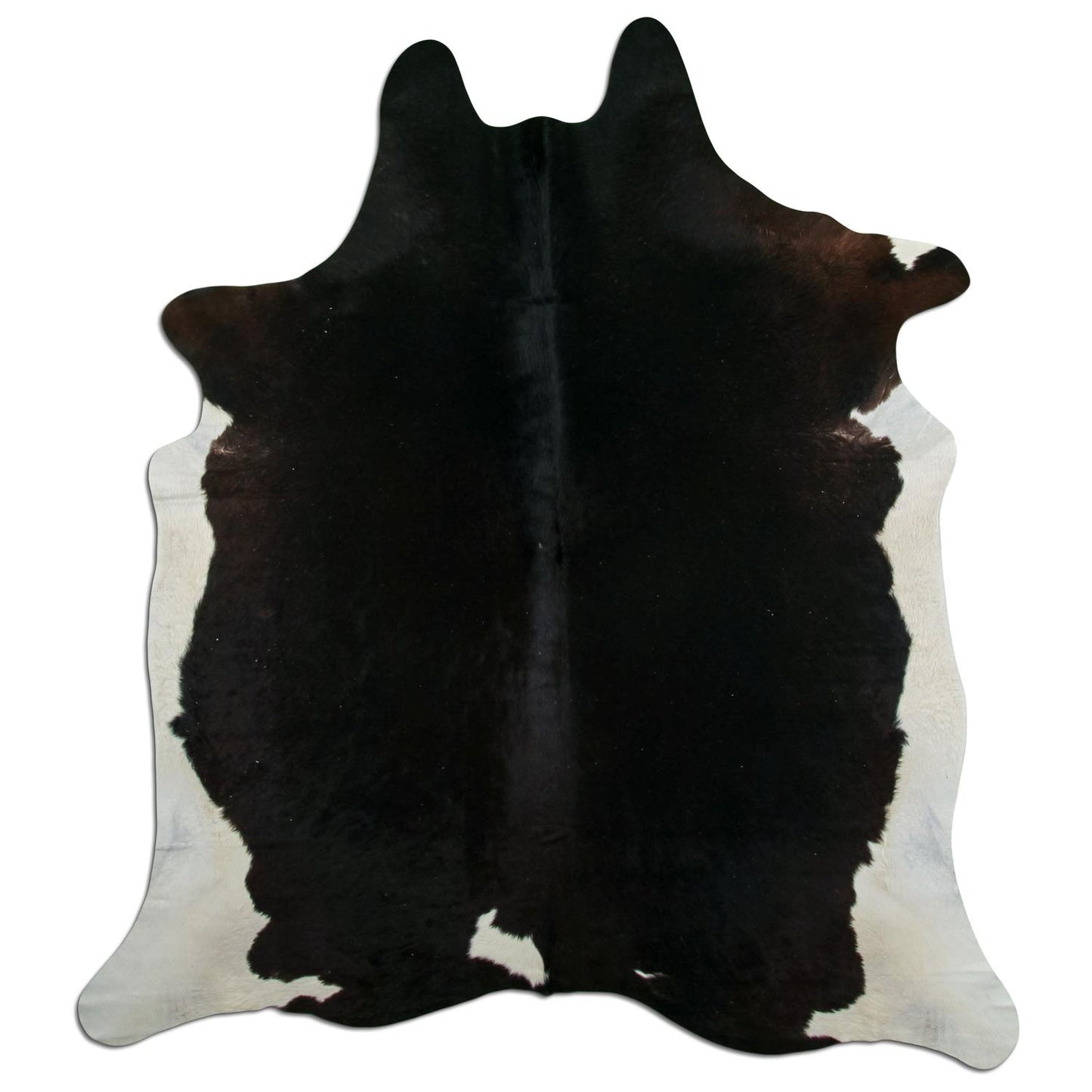 Kuhfell Teppich - L200 x B225 cm - schwarz weiß