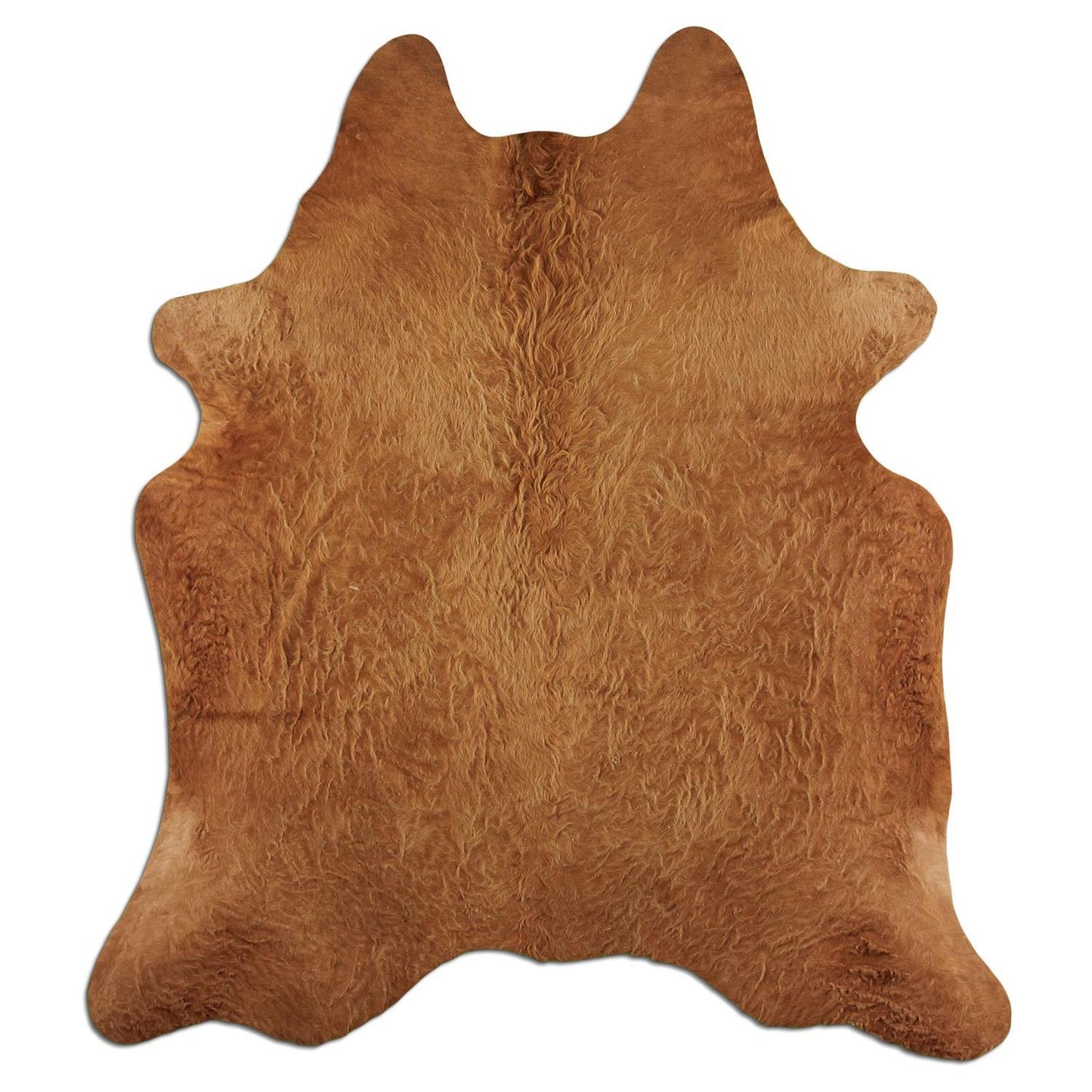 Kuhfell Teppich - L180 x B205 cm - hellbraun