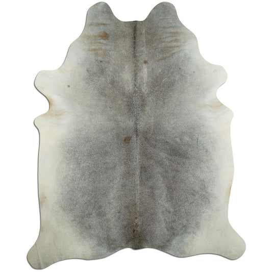 Kuhfell Teppich - L185 x B235 cm - grau