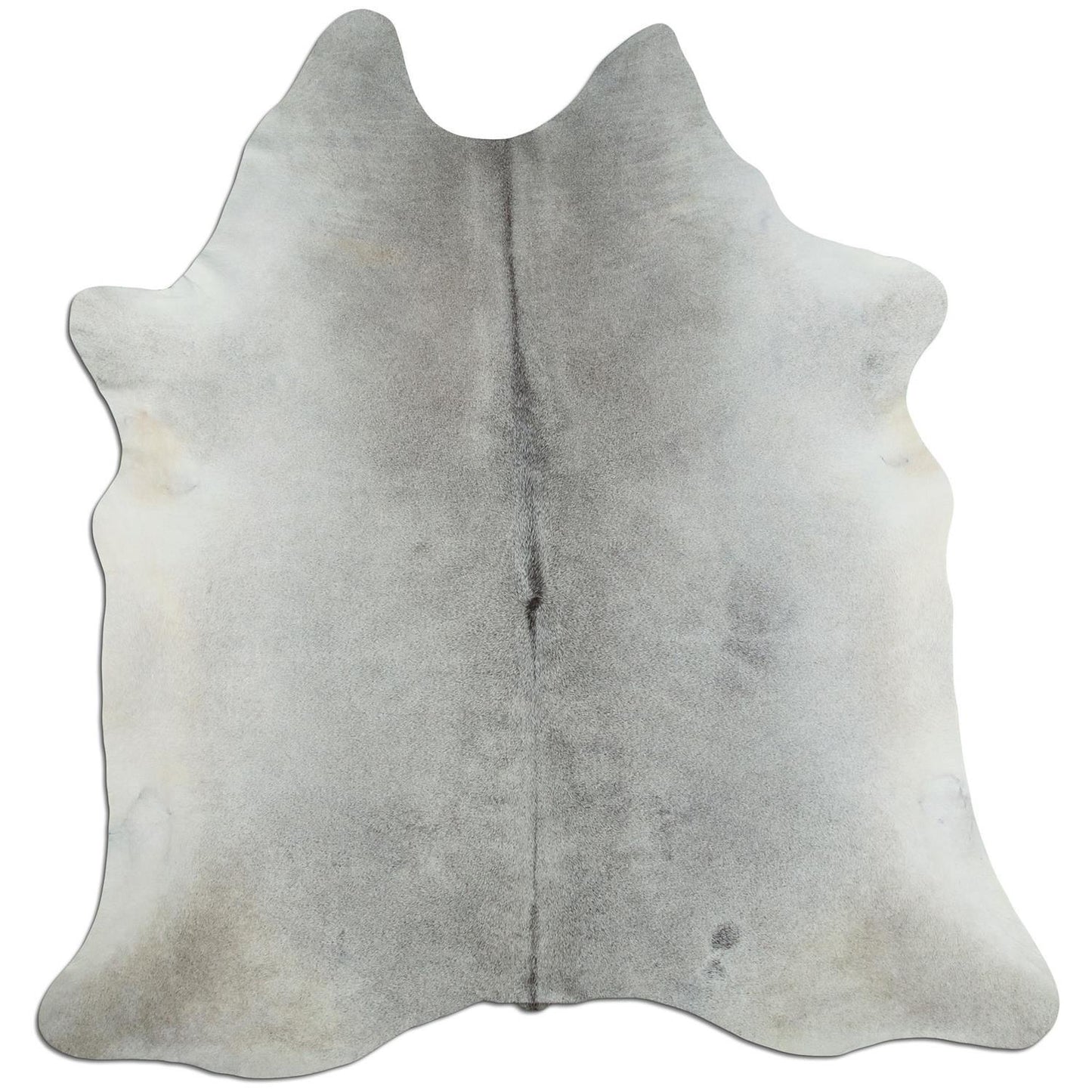 Kuhfell Teppich - L200 x B215 cm - grau