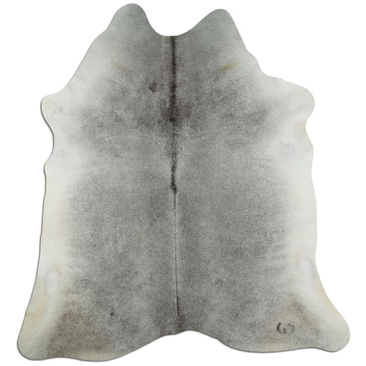 Kuhfell Teppich - L195 x B215 cm - grau