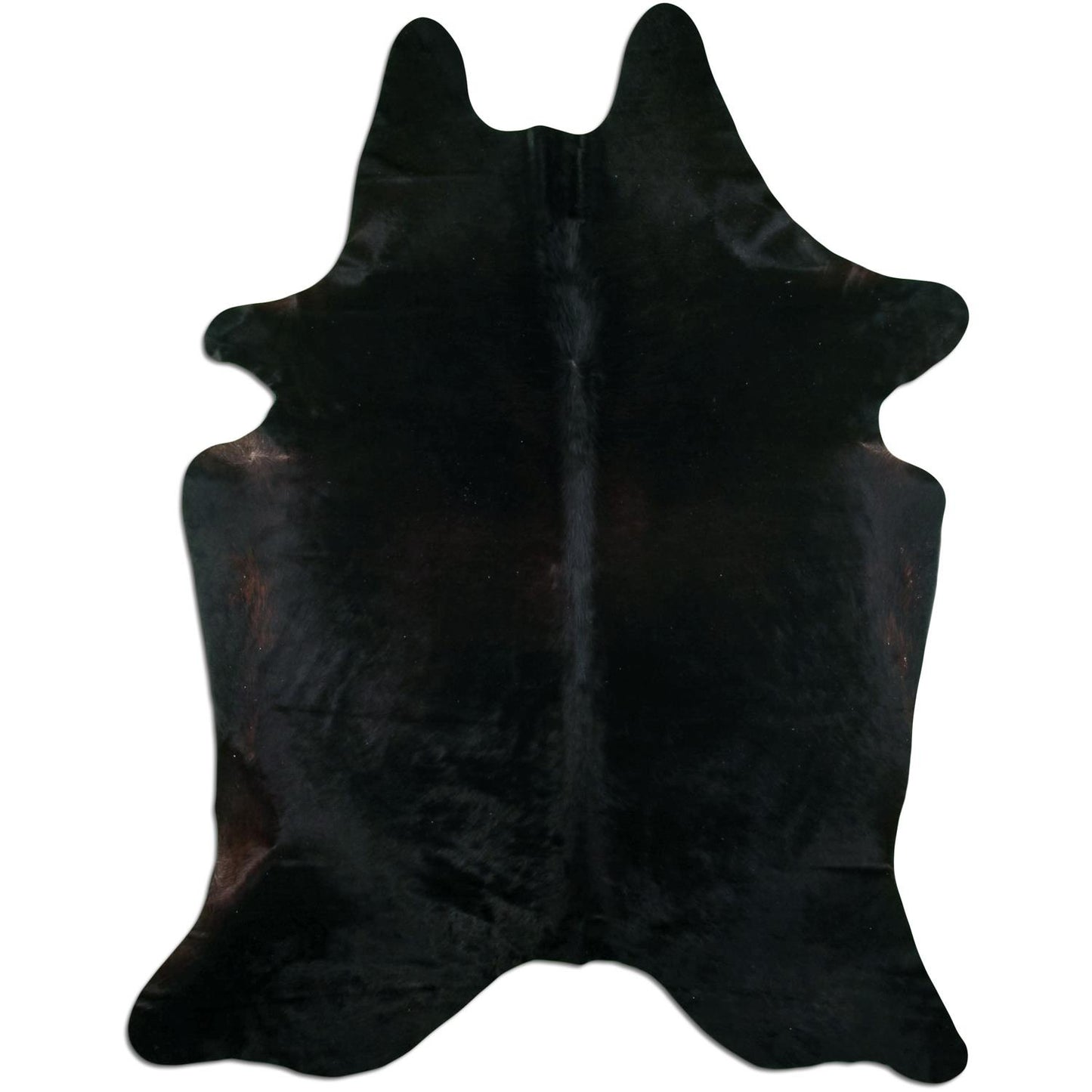 Kuhfell Teppich - L175 x B230 cm - schwarz