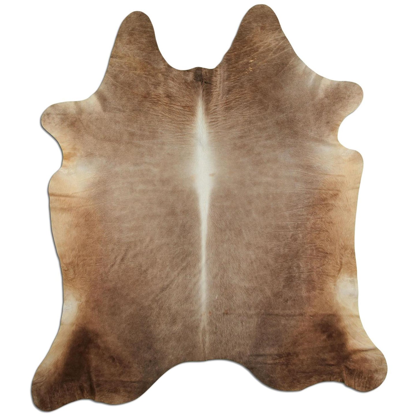 Kuhfell Teppich - L195 x B230 cm - champagner braun