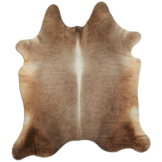 Kuhfell Teppich - L195 x B230 cm - champagner braun