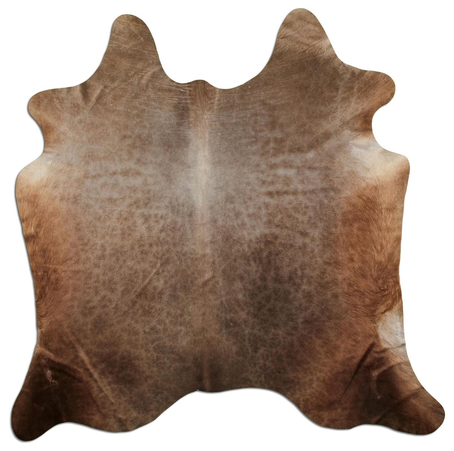 Kuhfell Teppich - L195 x B200 cm - champagner braun