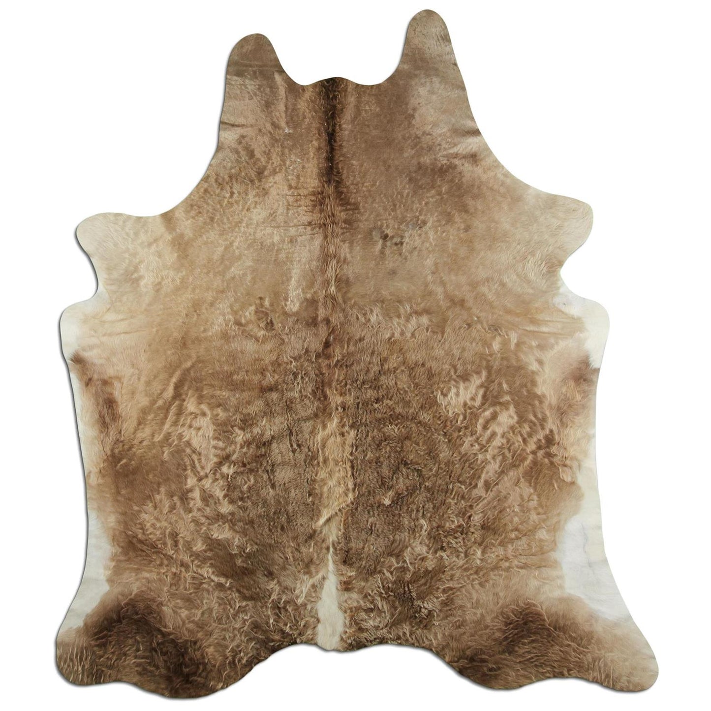 Kuhfell Teppich - L200 x B235 cm - champagner beige
